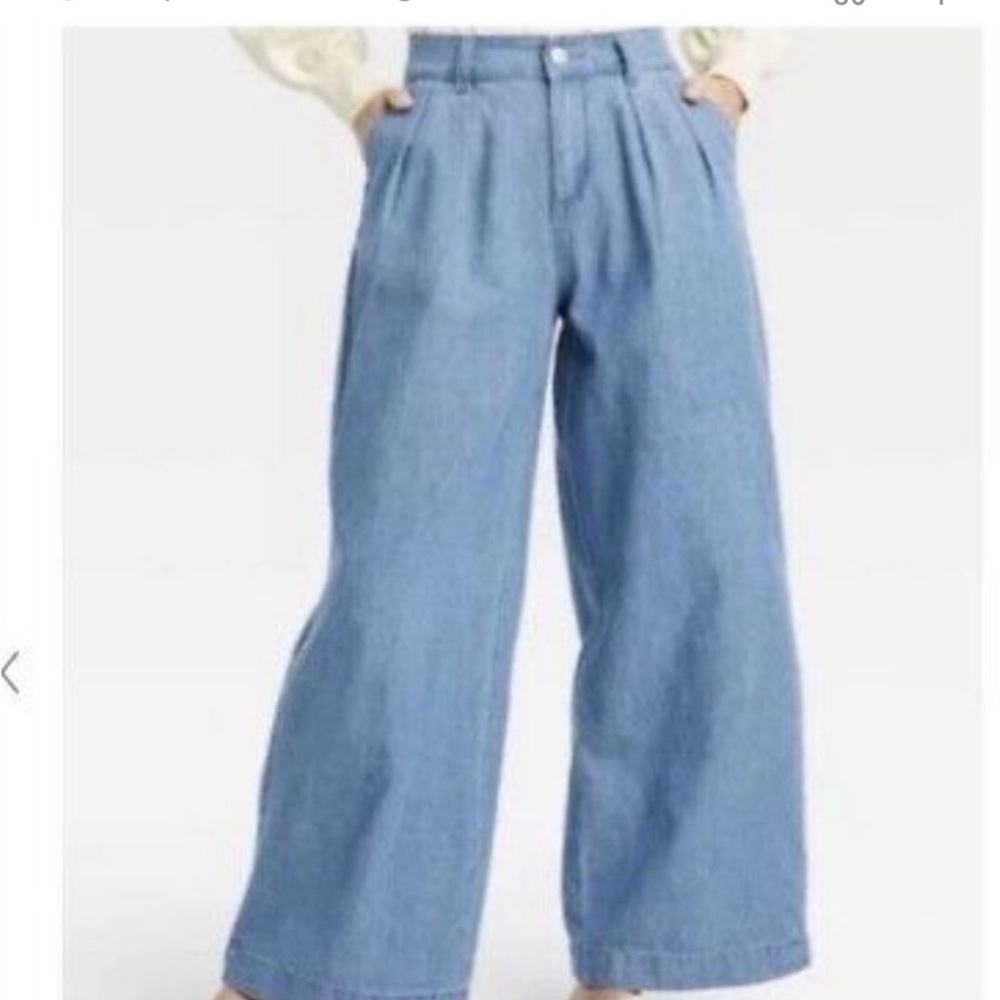 Women's High-Rise Wide Leg Jeans - Who What Wear
plus size 16